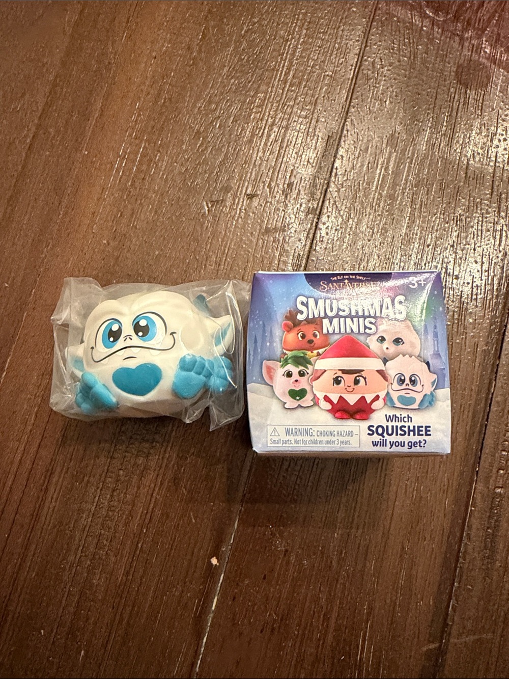 New!! The Elf On The Shelf - Blue & White Yeti Squishy Toy